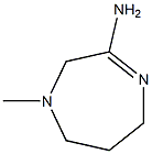 1H-1,4-Diazepin-3-amine,2,5,6,7-tetrahydro-1-methyl-(9CI) Structure
