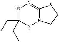 2H-Thiazolo[3,2-b]-1,2,4,5-tetrazine,3,3-diethyl-3,4,6,7-tetrahydro-(9CI) Structure