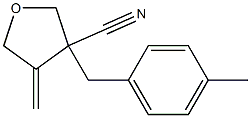 3-Furancarbonitrile,tetrahydro-4-methylene-3-[(4-methylphenyl)methyl]-(9CI) Structure