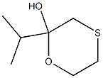 1,4-Oxathian-2-ol,2-(1-methylethyl)-(9CI) 구조식 이미지