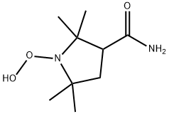 3-Pyrrolidinecarboxamide,1-hydroperoxy-2,2,5,5-tetramethyl-(9CI) Structure