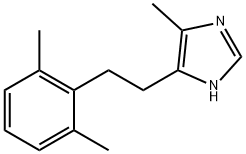 1H-Imidazole,4-[2-(2,6-dimethylphenyl)ethyl]-5-methyl-(9CI) 구조식 이미지