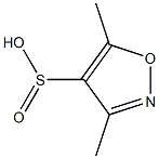 4-Isoxazolesulfinicacid,3,5-dimethyl-(9CI) Structure