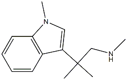1H-인돌-3-에탄아민,N,bta,bta,1-테트라메틸-(9CI) 구조식 이미지
