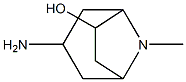 8-Azabicyclo[3.2.1]octan-6-ol,3-amino-8-methyl-(9CI) Structure