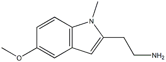 1H-Indole-2-ethanamine,5-methoxy-1-methyl-(9CI) Structure