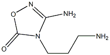 1,2,4-Oxadiazol-5(4H)-one,3-amino-4-(3-aminopropyl)-(9CI) 구조식 이미지