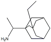 Tricyclo[3.3.1.13,7]decane-1-methanamine, 3-ethyl-alpha-methyl- (9CI) Structure