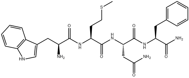 H-Trp-Met-Asn-Phe-NH2 구조식 이미지