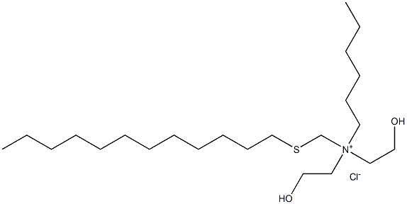 N-((도데실티오)메틸)-N,N-BIS(2-하이드록시에틸)* 구조식 이미지