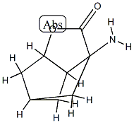 3,5-Methano-2H-cyclopenta[b]furan-2-one,3-aminohexahydro-(9CI) Structure