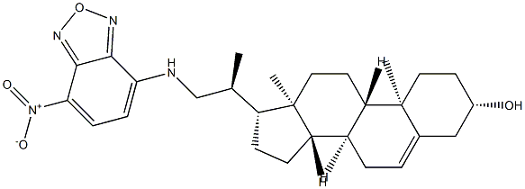 22-NBD콜레스테롤 구조식 이미지