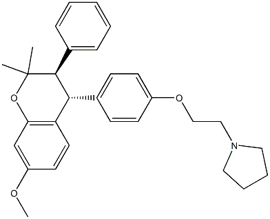 Ormeloxifene 구조식 이미지