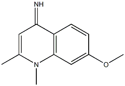 4(1H)-Quinolinimine,7-methoxy-1,2-dimethyl-(9CI) 구조식 이미지