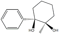 1,2-Cyclohexanediol,1-methyl-2-phenyl-,(1R,2R)-rel-(9CI) Structure