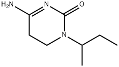2(1H)-Pyrimidinone,4-amino-5,6-dihydro-1-(1-methylpropyl)-(9CI) 구조식 이미지