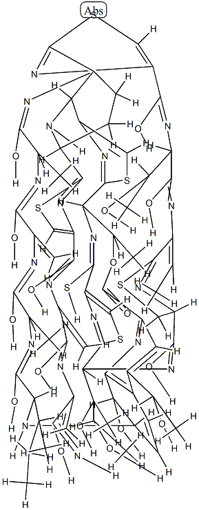 (+)-26'-Deoxo-1',2'-dihydro-26'-thioxothiostrepton Structure