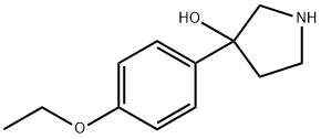 3-피롤리디놀,3-(4-에톡시페닐)-(9CI) 구조식 이미지