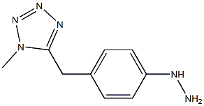 1H-Tetrazole,5-[(4-hydrazinophenyl)methyl]-1-methyl-(9CI) 구조식 이미지