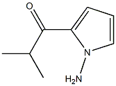 1-Propanone,1-(1-amino-1H-pyrrol-2-yl)-2-methyl-(9CI) Structure