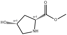 D-Proline, 4-hydroxy-, methyl ester, (4R)-rel- (9CI) Structure