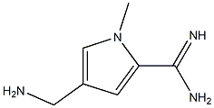 1H-피롤-2-카르복시미다미드,4-(아미노메틸)-1-메틸-A 구조식 이미지