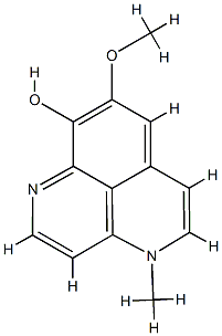 4H-Benzo[de][1,6]naphthyridin-9-ol,8-methoxy-4-methyl-(9CI) 구조식 이미지