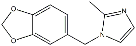 1H-Imidazole,1-(1,3-benzodioxol-5-ylmethyl)-2-methyl-(9CI) Structure