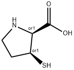 D-Proline, 3-mercapto-, (3S)-rel- (9CI) Structure