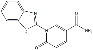 3-Pyridinecarboxamide,N-1H-benzimidazol-2-yl-1,6-dihydro-6-oxo-(9CI) 구조식 이미지