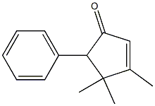 2-Cyclopenten-1-one,3,4,4-trimethyl-5-phenyl-(5CI) Structure