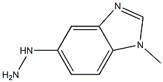 1H-벤즈이미다졸,5-히드라지노-1-메틸-(9CI) 구조식 이미지