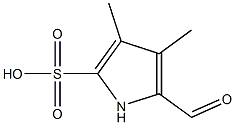1H-Pyrrole-2-sulfonicacid,5-formyl-3,4-dimethyl-(9CI) 구조식 이미지