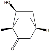 Bicyclo[2.2.2]octanone, 6-hydroxy-1-methyl-, (1R,4S,6R)-rel- (9CI) 구조식 이미지