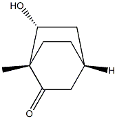 Bicyclo[2.2.2]octanone, 6-hydroxy-1-methyl-, (1R,4S,6S)-rel- (9CI) 구조식 이미지