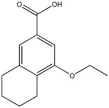 2-나프토이산,4-에톡시-5,6,7,8-테트라히드로-(5CI) 구조식 이미지