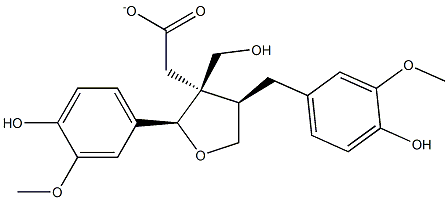 Lariciresinol acetate 구조식 이미지