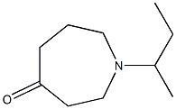 4H-Azepin-4-one,hexahydro-1-(1-methylpropyl)-(9CI) 구조식 이미지