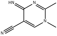 5-Pyrimidinecarbonitrile,1,4-dihydro-4-imino-1,2-dimethyl-(9CI) 구조식 이미지