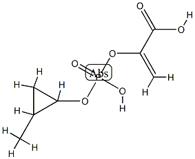 2-Propenoicacid,2-[[hydroxy[(2-methylcyclopropyl)oxy]phosphinyl]oxy]-(9CI) Structure