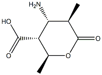 2H-Pyran-3-carboxylicacid,4-aminotetrahydro-2,5-dimethyl-6-oxo-,[2S- Structure