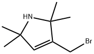 1H-Pyrrole,3-(bromomethyl)-2,5-dihydro-2,2,5,5-tetramethyl-(9CI) 구조식 이미지