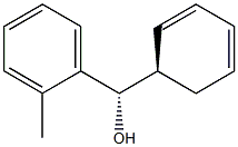 Benzenemethanol, alpha-(1R)-2,4-cyclohexadien-1-yl-2-methyl-, (alphaS)-rel- (9CI) Structure