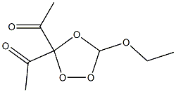 Ethanone, 1,1-(5-ethoxy-1,2,4-trioxolan-3-yl)bis- (9CI) Structure