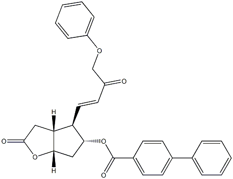 79171-99-6 [1,1'-Biphenyl]-4-carboxylicacid, hexahydro-2-oxo-4-(3-oxo-4-phenoxy-1-butenyl)-2H-cyclopenta[b]furan-5-yl ester, [3aR-[3aα,4α(E),5β,6aα]]- (9CI)