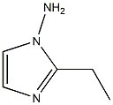 1H-이미다졸-1-아민,2-에틸-(9CI) 구조식 이미지