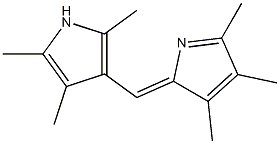 1H-Pyrrole,2,3,4-trimethyl-5-[(Z)-(2,4,5-trimethyl-3H-pyrrol-3-ylidene)methyl]-(9CI) Structure