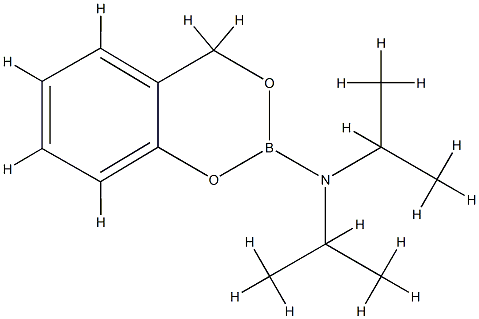 N,N-디이소프로필-4H-벤조[d][1,3,2]디옥사보리닌-2-aMine 구조식 이미지