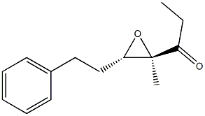 1-Propanone,1-[(2R,3S)-2-methyl-3-(2-phenylethyl)oxiranyl]-,rel-(9CI) Structure