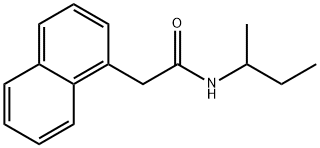 N-(sec-butyl)-2-(1-naphthyl)acetamide Structure